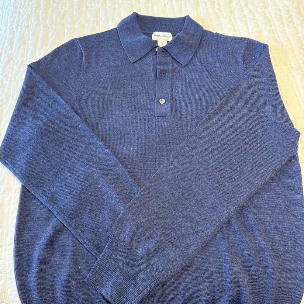 Merino Wool Sweater Polo